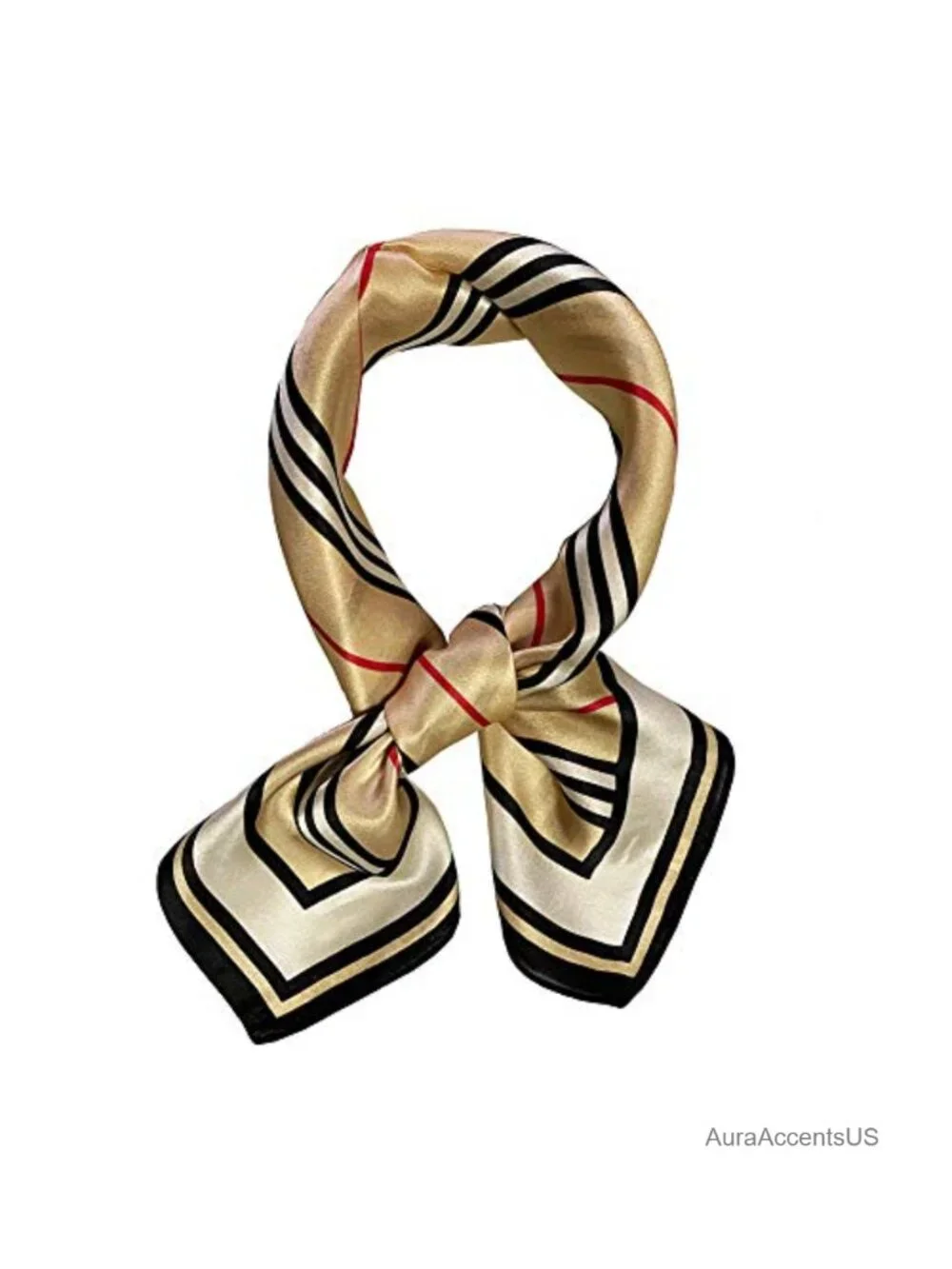 100% Mulberry Silk Square Scarf - Hair Head Face Scarf 21x21